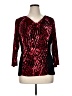 Dana Buchman Red 3/4 Sleeve Blouse Size XL - photo 1