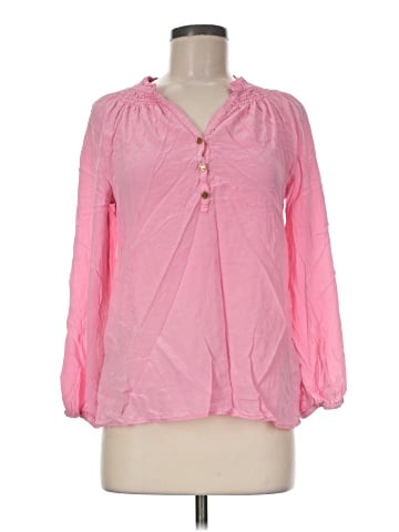 Lilly Pulitzer 3/4 Sleeve Silk Top (view 1)