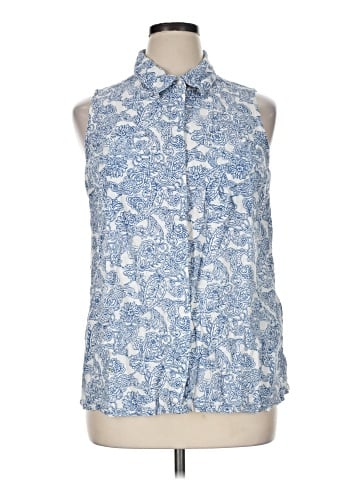 Dana Buchman Sleeveless Button-Down Shirt (view 1)