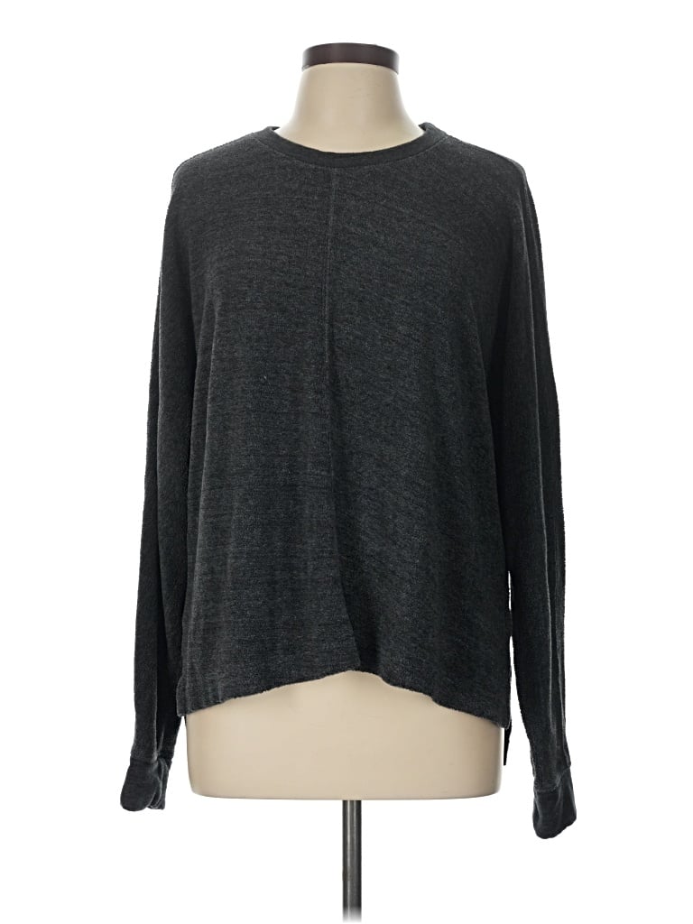 Pre-owned Zella Pullover Sweater In Gray