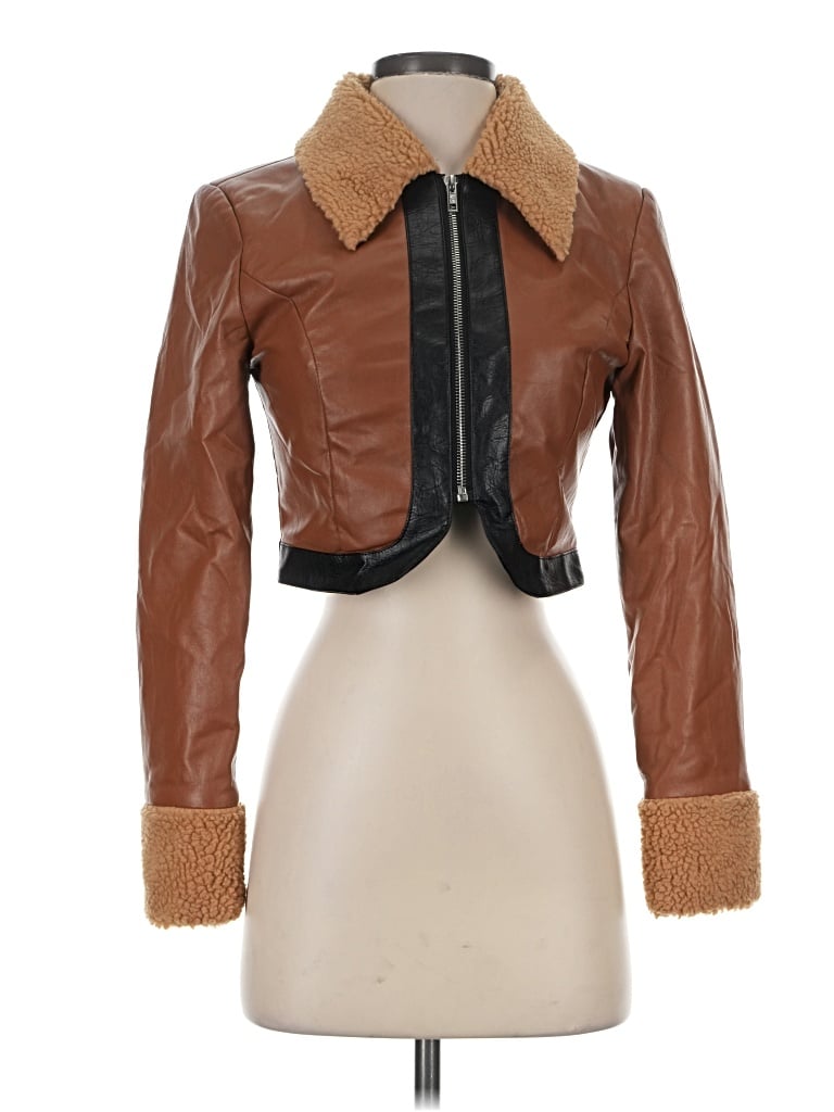 Pre-owned Shein Jacket In Brown