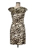 BCX Animal Print Brown Cocktail Dress Size 7 - photo 1