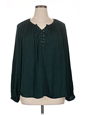Jennifer Lopez Long Sleeve Blouse (view 1)