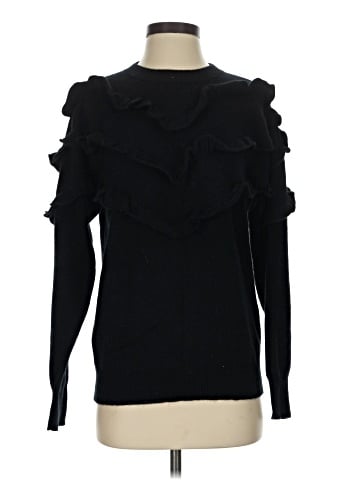 Aqua Cashmere Pullover Sweater (view 1)