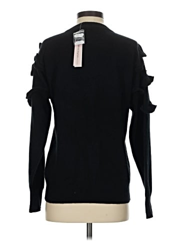 Aqua Cashmere Pullover Sweater (view 2)