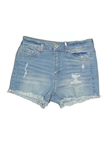 Wax Jean Denim Shorts (view 1)