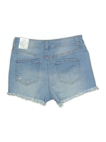 Wax Jean Denim Shorts (view 2)