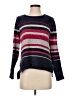 Maison Jules 100% Polyester Stripes Blue Pullover Sweater Size S - photo 1