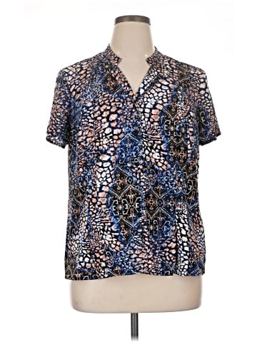 Dana Buchman Short Sleeve Blouse (view 1)