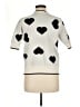 Philosophy Republic Clothing Hearts Ivory Pullover Sweater Size M - photo 2