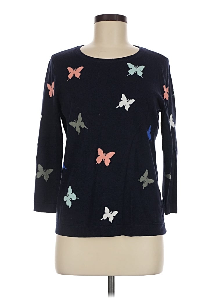Pre-owned Talbots Outlet Pullover Sweater In Blue