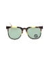 Komono Animal Print Camo Leopard Print Marled Snake Print Tan Green Sunglasses One size - photo 2