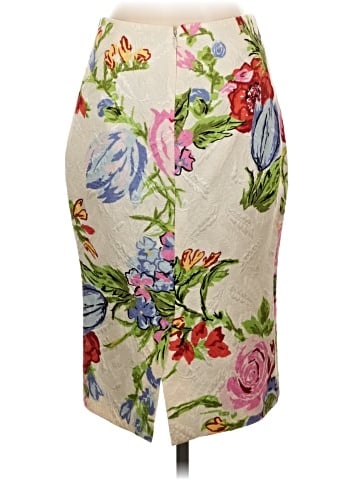 Dolce & Gabbana Floral Print Pencil Skirt (view 2)