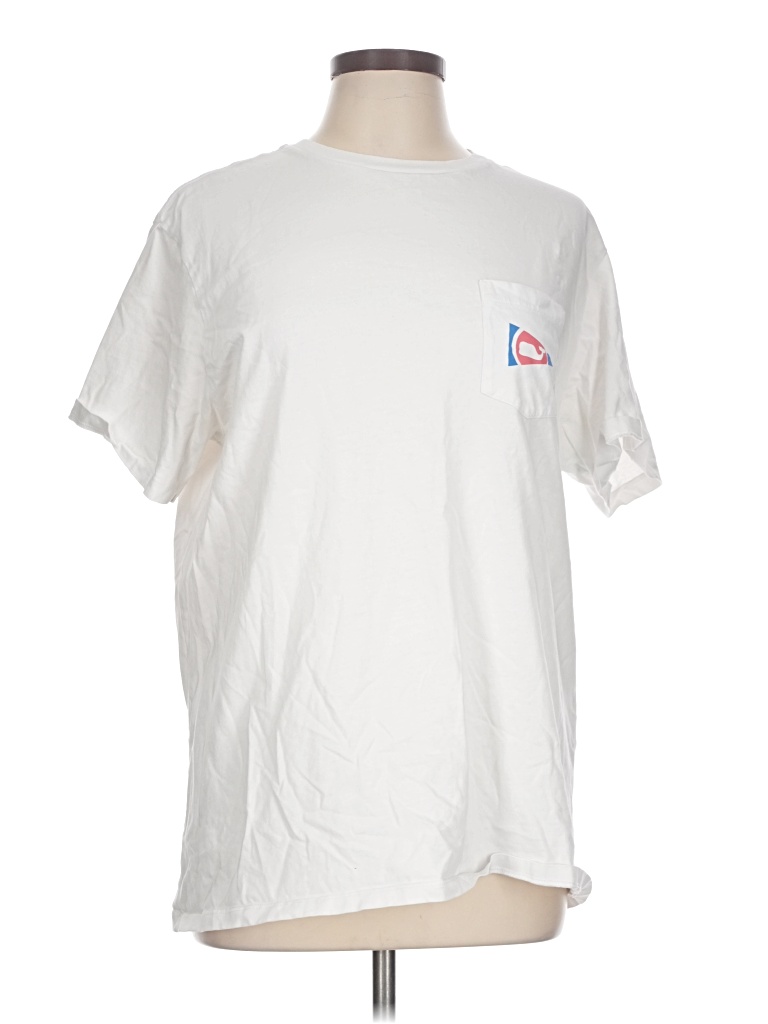Pre-owned Vineyard Vines Short Sleeve T-shirt In White