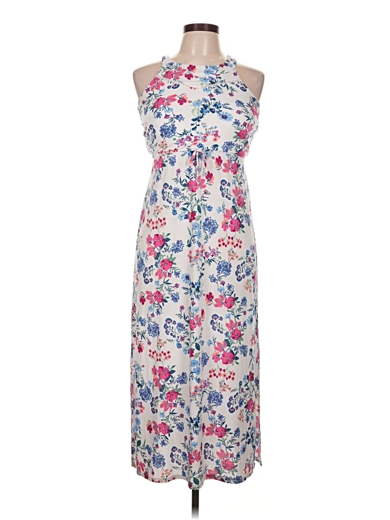 Pre-owned Three Pink Hearts Casual Dress In White