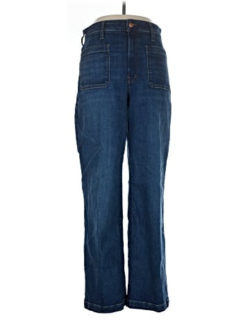 Madewell The Curvy Emmett Wide-Leg Jean in Allentown Wash: Patch Pocket Edition (view 1)