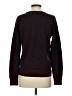 Ann Taylor LOFT Animal Print Burgundy Pullover Sweater Size S - photo 2