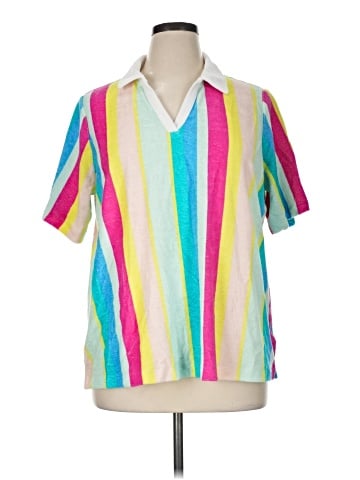 Lands' End Short Sleeve Blouse (view 1)