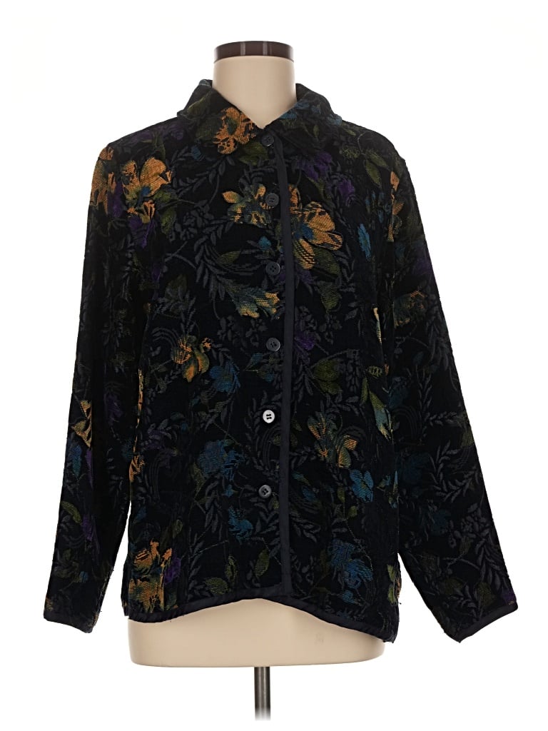 Pre-owned Christopher & Banks Jacket In Black