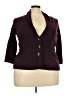 Alfani Solid Burgundy Blazer Size 3X - photo 1