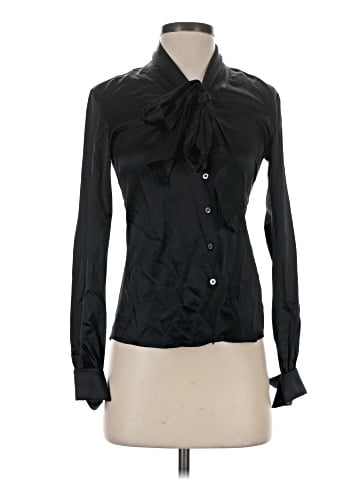 Gant Long Sleeve Silk Top (view 1)