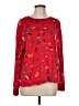 Joyspun Red Long Sleeve Blouse Size M - photo 1