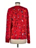 Joyspun Red Long Sleeve Blouse Size M - photo 2