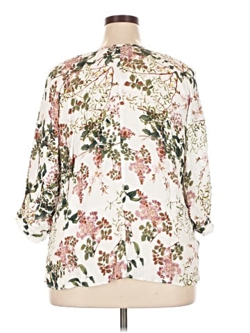 Karen Kane 3/4 Sleeve Blouse (view 2)