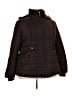 Faded Glory 100% Polyester Solid Brown Jacket Size 3X - photo 1