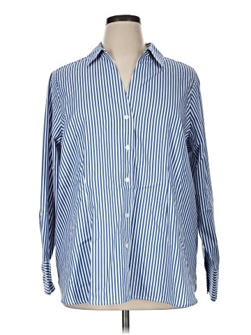 Lane Bryant Long Sleeve Button-Down Shirt (view 1)
