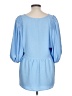 Jodifl 100% Polyester Blue 3/4 Sleeve Blouse Size L - photo 2