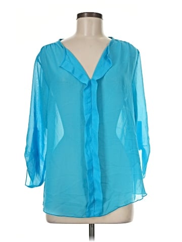 Blue Rain 3/4 Sleeve Blouse (view 1)