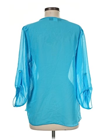 Blue Rain 3/4 Sleeve Blouse (view 2)