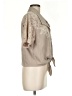 Rafael Gray Short Sleeve Blouse Size M - photo 4