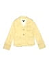 DKNY Solid Yellow Jacket Size 8 - photo 1