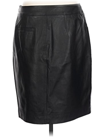 Anne Klein Leather Skirt (view 2)