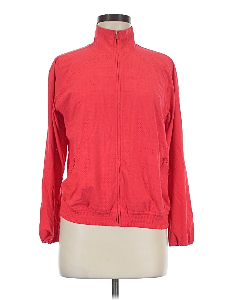 Pre-owned Lululemon Athletica Track Jacket In Red