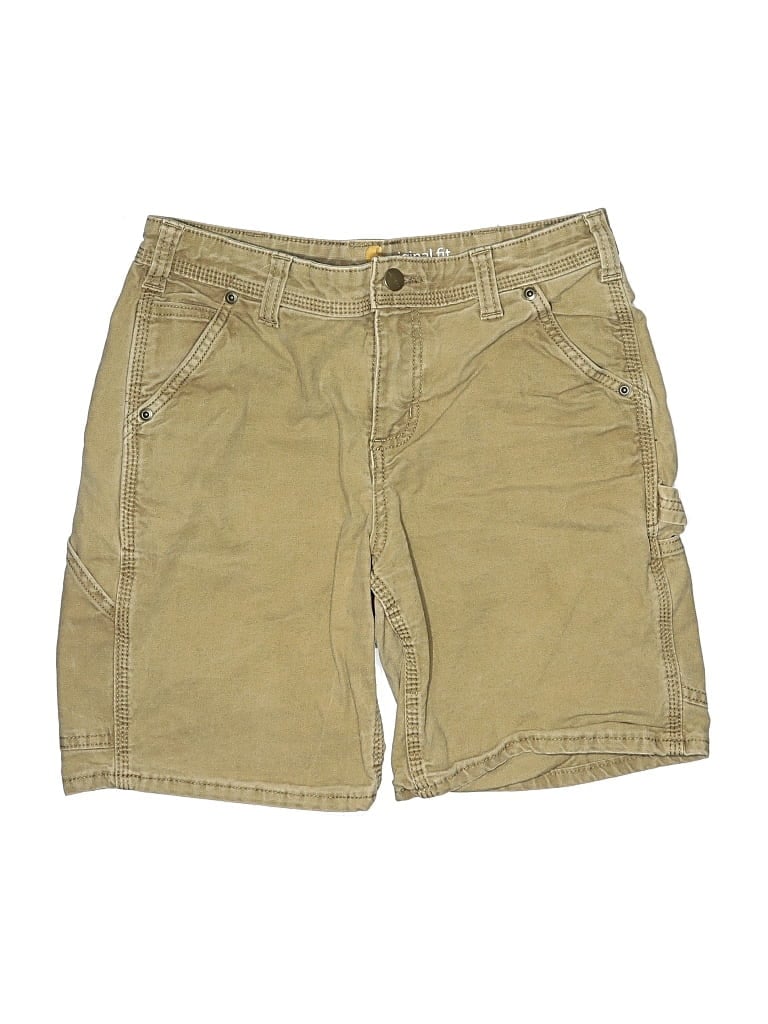 Pre-owned Carhartt Khaki Shorts In Tan
