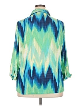 Alia 3/4 Sleeve Button-Down Shirt (view 2)