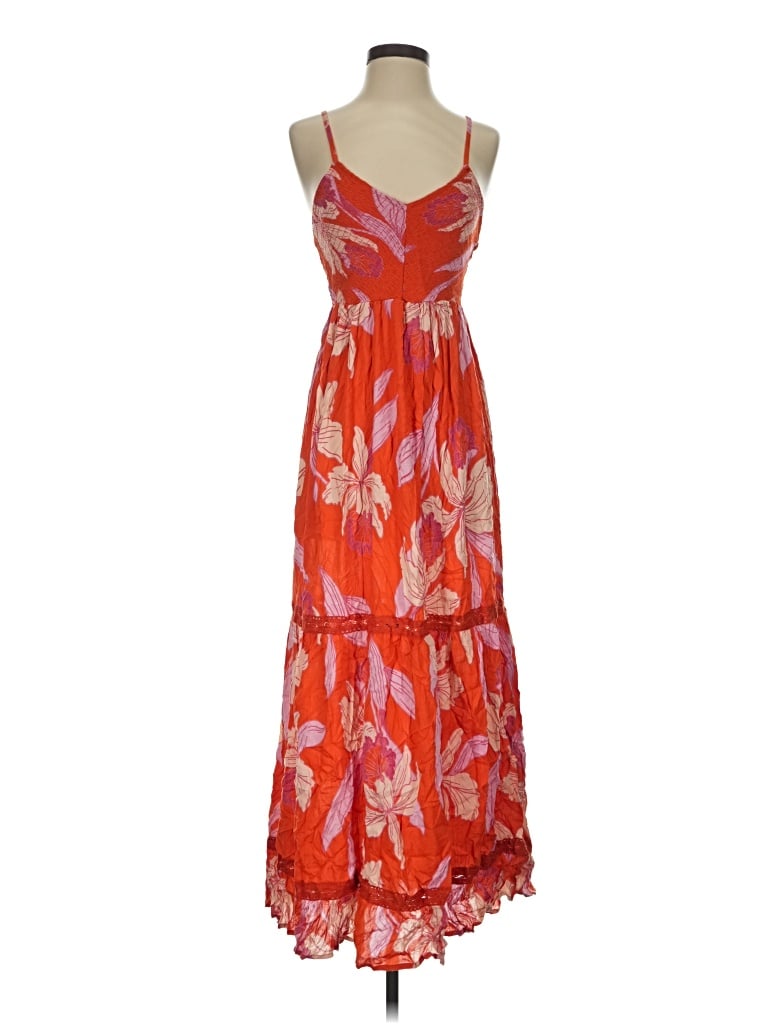 Pre-owned Angie Casual Dress In Orange