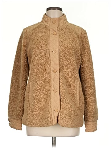 Weekends by Chico's Faux Fur Jacket (view 1)