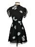 Topshop 100% Polyester Floral Black Cocktail Dress Size 4 - photo 1