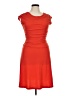 En Focus Studio Solid Orange Cocktail Dress Size 14 - photo 1