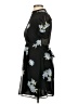 Topshop 100% Polyester Floral Black Cocktail Dress Size 4 - photo 5