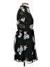 Topshop 100% Polyester Floral Black Cocktail Dress Size 4 - photo 4