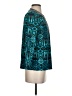 Tory Burch Teal 3/4 Sleeve Top Size S - photo 4