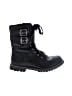 Timberland 100% Leather Black Boots Size 8 1/2 - photo 1