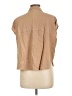 Final Touch Tan Sleeveless Button-Down Shirt Size L - photo 2