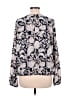 Tommy Hilfiger 100% Polyester Gray Long Sleeve Blouse Size L - photo 2