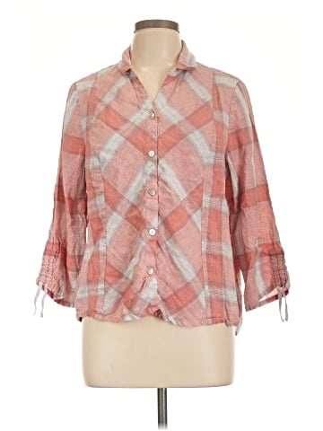 Habitat 3/4 Sleeve Button-Down Shirt (view 1)